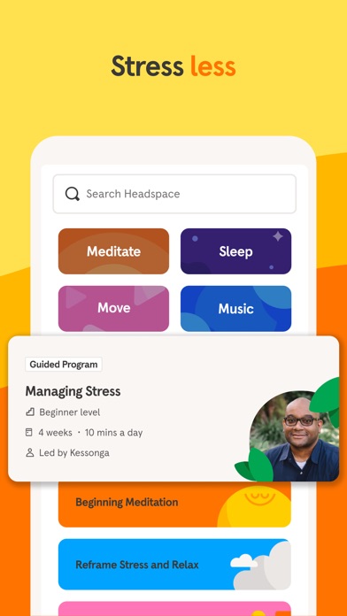 Headspace sleep casts and wind-down library