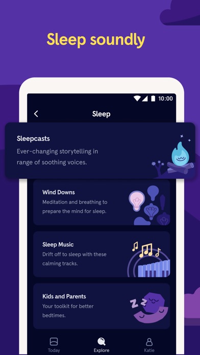 Headspace daily streak and mindful minutes tracking