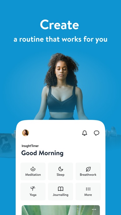 Insight Timer groups and live meditation events