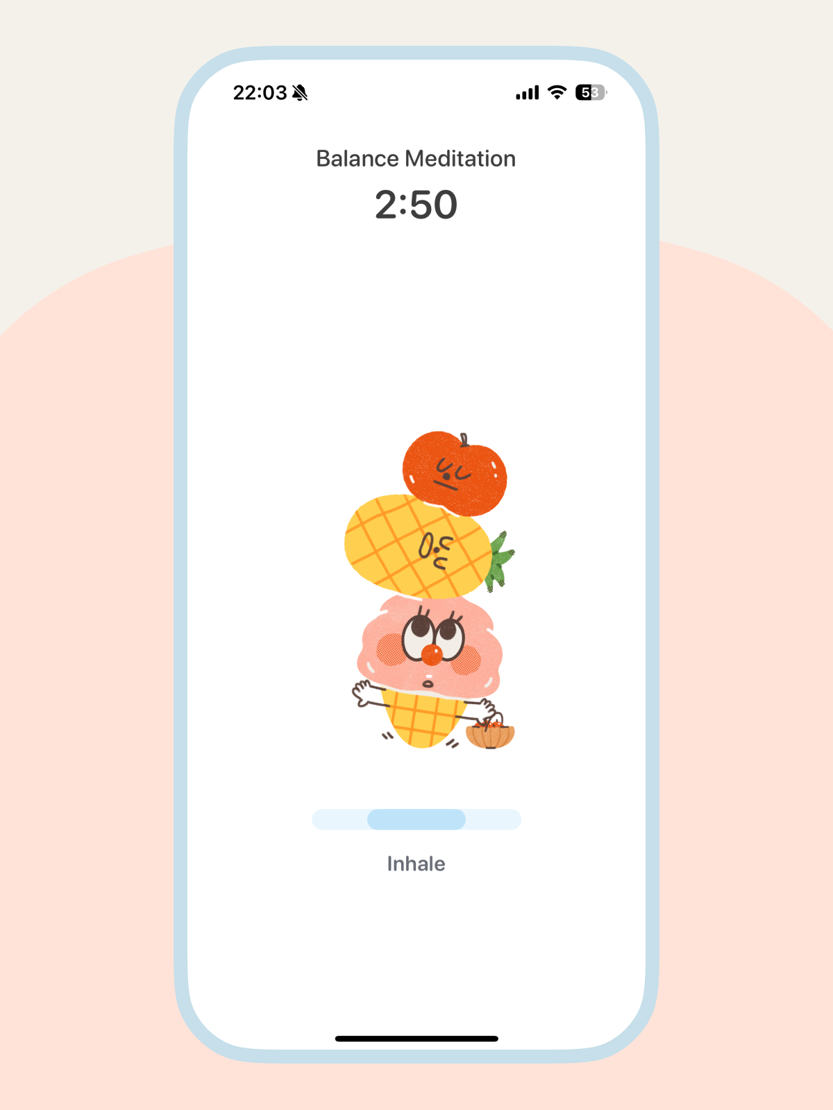 Mindfulness character interaction